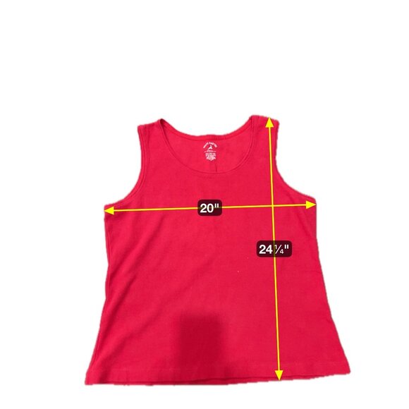 White Stag Classic Red Stretch Tank Top Sz XXL - Picture 7 of 9